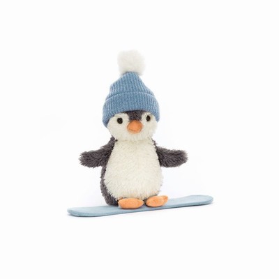 Jellycat Peanut Penguin Snowboarding Australia | 621530PTR